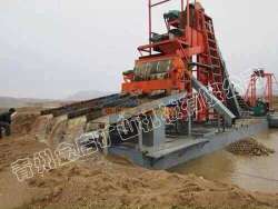 挖斗式淘金船报价分析与金启矿山机械鼓动溜槽制造优势